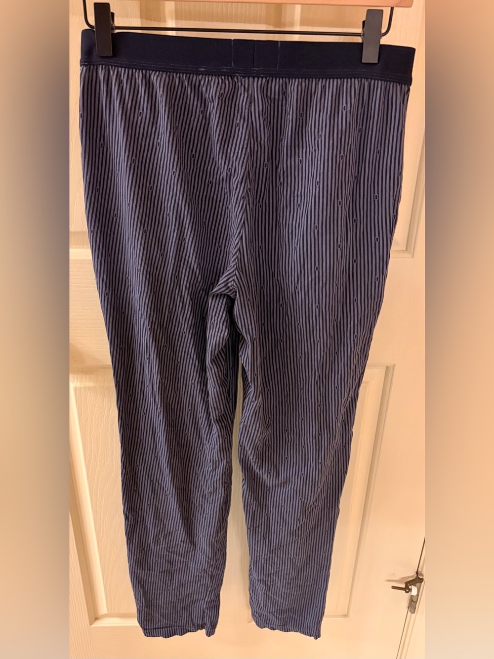 Emporio Armani Blue Striped Loungewear Sleep Pants, Small. - Picture 3 of 3
